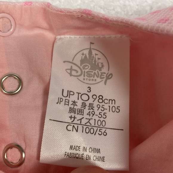 Disney store pink polka dot key hole Minnie Mouse dress size 3 - Picture 7 of 9